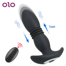 OLO Sex Toys for Men Wireless Remote Control Telescopic Vibrating Prostate Massager Anal Vibrator Dildo Butt Plug Vibrator 2024 - buy cheap