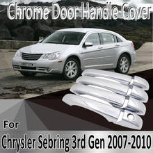 for Chrysler Sebring MK3 2007~2010 2008 2009  Styling Stickers Decoration Chrome Door Handle Cover Refit Car Accessories 2024 - buy cheap