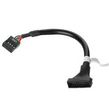 1Pcs Motherboard Header Adapter Cord high quality 19/20 Pin USB 3.0 Female To 9 Pin USB 2.0 Male 2024 - buy cheap