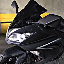Лобовое стекло мотоцикла с двойным пузырьком для Kawasaki Ninja 300 EX300 2013 2014 2015 2016 2017 аксессуары для мотоциклов 2024 - купить недорого