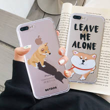 Funda de teléfono con dibujos animados de perro Akita, carcasa suave transparente para IPhone 11 Pro Max 6 6s 7 8 Plus X Xs Max Xr, Ins, Japón 2024 - compra barato