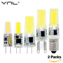 2pcs Lampada LED Lamp G4 G9 E14 220V AC DC 12V COB bombillas LED Light Bulb Ampoule LED E14 G9 G4 COB Lights Replace 20W Halogen 2024 - buy cheap