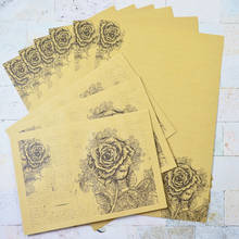 Романтичный розовый бумажный конверт с буквами, открытка с буквами, письмо, Европейский крафт, винтажный, пишущий, Любовная бумага, надпись, подарочный набор с буквами 2024 - купить недорого