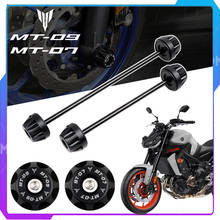 Protector deslizante de horquilla de rueda delantera y trasera para motocicleta, accesorios de motocicleta, eje de choque, para YAMAHA MT-07 MT07 MT 07 FZ-07 FZ07 2014-2021 MT-09 2024 - compra barato