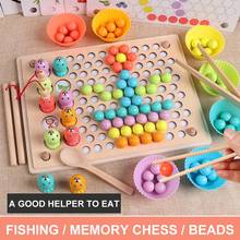 Wooden Beads Game Montessori Educational Early Learn Children Clip Ball Puzzle Preschool Toddler Toys Kids For Children Gifts 2024 - buy cheap