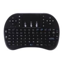 Русская i8 2,4 GHz Беспроводная клавиатура Air Mouse Touchpad для Android TV BOX PC 2024 - купить недорого