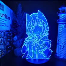 Danganronpa 2 Chiaki Nanami 3D Illusion Desktop Lamp Acrylic LED Night Light Bedroom Decoration Bedside Night Lamp Kid Xmas Gift 2024 - buy cheap