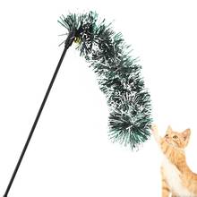 Legendog Creative Sequin Cat Teaser Wand Funny Cat Teaser Toy Cat Interactive Toy For Christmas Pet Supplies 2024 - buy cheap