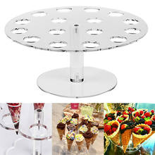 Acrylic Cake Stand Ice Cream Stand Cake Cone Stand Holder 6/16 Cones Wedding Buffet Stand Bakery Display 2024 - buy cheap