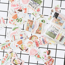 200 листов Kawaii канцелярские наклейки Японская еда наклейки милая бумага наклейки для детей DIY дневник в стиле Скрапбукинг фото Ablums 2024 - купить недорого