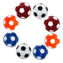 8 pçs/lote Plástico Colorido mini Bolas De Futebol Bola de Futebol De Futebol De Mesa Jogo De Mesa Acessórios De Futebol Jogo De Mesa Bola 2024 - compre barato