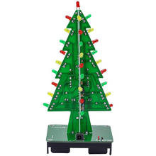 RGB LED intermitente para árbol de Navidad, Kits de bricolaje, soldadura electrónica, colorido 3D, Módulo para Aprendizaje de soldadura 2024 - compra barato