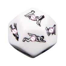 12 Sided Erotic Adult Sex Dice Couples Flirting Toys Love Postures Guide Romance Luminous Love Erotic Kama Sutra Crap Party Gift 2024 - buy cheap