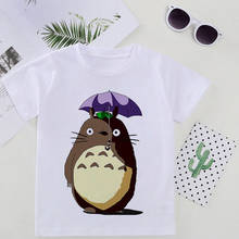 Kawaii Summer Kids Anime Totoro Design T Shirt Boys/Girl Great Casual Kawaii Short Sleeve Tops Childrens Funny T-Shirt 2 Colours 2024 - buy cheap