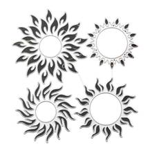 Sun metal molde de corte, estêncil para álbum de scrapbooking, carimbo, cartão de papel, gravação, artesanato, decoração para corte, cortadores 2024 - compre barato