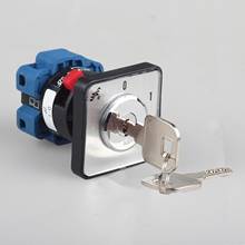 690V 32A Rotary Key Switch ON/OFF 2 position 2P 4terminals control switch finger-proof 2024 - buy cheap