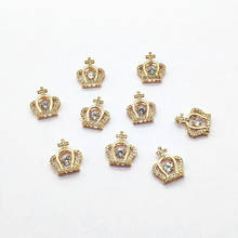 New arrival! 15x13mm 50pcs Copper/Cubic Zirconia Crown charm for Hand Made Earrings DIY parts,Jewelry Findings & Components 2024 - buy cheap