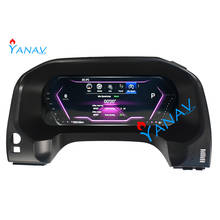 Navegação gps do painel do carro lhd para-toyota land cruiser prado 2010-2020 android instrumento tela carro multimídia sistema jogador 2024 - compre barato