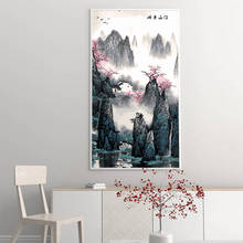 Gatyztory 60x120cm quadro paisagem diy pintura por números moderna casa parede arte pintura da lona tamanho grande para sala de estar decoração 2024 - compre barato