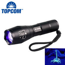TopCom Wholesale Strong 3W With 390-395nm Purple Ultra Violet Light Disc Golfing Finder Tactical G700 LED UV Flashlight 2024 - buy cheap