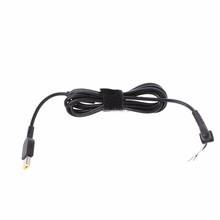 Cabo de alimentação com conector dc, cabo de alimentação para laptop lenovo ideapad yoga, conector quadrado, carregador, adaptador de pc, notebook 2024 - compre barato