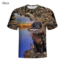 CLOOCL Newest Duck Hunting 3D Printed Mens T Shirt Harajuku Summer Short Sleeve Street Casual Unisex T-shirt Tops Drop Shipping 2024 - buy cheap