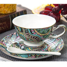 Conjunto de copo dourado para chá, chávena de café, chá, bandeja de chá, damas de honra, presente 2024 - compre barato