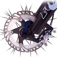 Mountain bike dh 6 Polegada 160/180 / 203mm disco de freio a disco refrigeração rotor dissipador calor freio da bicicleta 2024 - compre barato