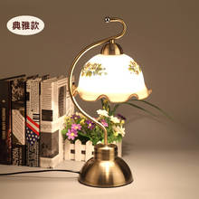 modern table lamp iron gold sitting room european style rural dimmer restoring ancient ways of bedroom 2024 - buy cheap