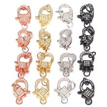 10Pcs Geometric Lobster Clasp Hooks For Necklace Bracelet Chain DIY Jewelry Accessory Findings & Components 2024 - buy cheap