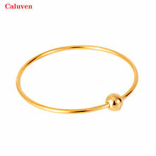 Dubai Bangles for Women Arabic Bangles Copper Ball Indian Bracelets Gold Bracelets&Bangles Bridal Jewelry 2024 - buy cheap