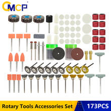 CMCP 173pcs/Set Rotary Tool Accessory Set For Dremel Mini Drills Grinding Sanding Polishing Cutting Abrasive Tools Kits 2024 - buy cheap