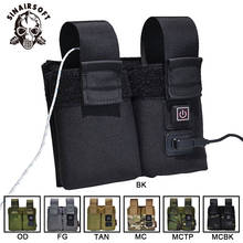 SINAIRSOFT-funda táctica M4 doble para cargador, funda con función de calentador para Paintball, Airsoft, Rifle, accesorios de caza 2024 - compra barato