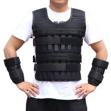 Empty Vest 15/35/50kg Tactical Loading Weighted Vest Weight Bearing Adjustment Vest For Running Vest Training Workout Fitness 2024 - buy cheap