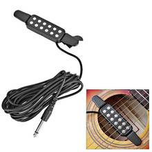 Amplificador de cable para micrófono, Clip de 12 agujeros para pastilla de sonido, altavoz para guitarra eléctrica acústica, transductor, accesorios de guitarra 2024 - compra barato