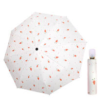 Automatic Wind Resistant Folding Umbrella Rain Women Auto Fruits Mini Rainy Windproof Umbrella Men Black Coating Parasol 2024 - buy cheap