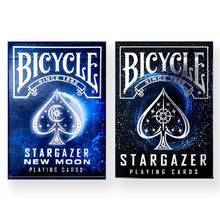 Bicicleta stargazer lua nova jogando cartas espaço plataforma uspcc colecionável poker jogos de cartas mágicas truque adereços para o mágico 2024 - compre barato