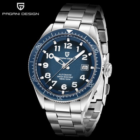Men Watches PAGANI DESIGN Mechanical Automatic Waterproof Luxury Business Sports NH35A Diver Blue Watch Clock Relogio Masculino 2022 - buy cheap