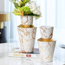 Vaso de cerâmica estilo europeu, arranjo de flores, recipiente para decoração de casa, sala de estar, quarto, floral, mesa de jantar 2024 - compre barato