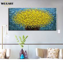 Painting Flowers Wall Decoration Abstract Flower Oil Painting Hand-Painted On Canvas Living Room Home Wall Art painting No Frame 2024 - buy cheap