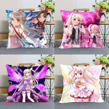 Fate kaleid Liner Prisma Illya Pillow Case For Home Decorative Silk Pillows Cover Invisible Zippered Throw PillowCases 0303 2024 - buy cheap