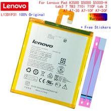 Оригинальный литий-ионный аккумулятор Lenovo 3550 мАч L13D1P31 для Lenovo LePad S5000 S5000H Pad A3500 Tablet PC L13D1P31 tab 2 2024 - купить недорого