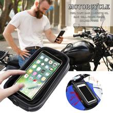 Bolsas de tanque para motocicleta, bolsa magnética transparente a prueba de agua, con pantalla táctil para teléfono, GPS, soporte para teléfono móvil 2024 - compra barato