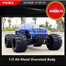 80KM/H 2.4G 4WD Buggy Off-Road Bigfoot Climbing High Speed Racing Car Professional Fuel Truck 250M Control Distance 1 hour Play 2024 - buy cheap