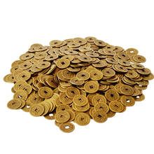 Conjunto de Feng Shui chino de la suerte, monedas antiguas, diez emperadores, monedas de aleación de dinero de la fortuna antigua, suerte, riqueza 2024 - compra barato