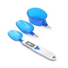 Kitchen electronic scale foreign trade gift spoon scale electronic measuring spoon three baking ingredients tea weighing 0.1g 2024 - buy cheap