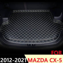 Alfombrilla de maletero de coche, cubierta de revestimiento de carga trasera, personalizada, de lado alto, SJ, para Mazda CX-5, CX5, 2012, 2013, 2014-2021 2024 - compra barato