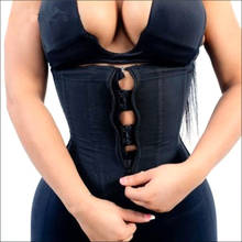 Corset Body Shaper Latex Waist Trainer Zipper Underbust Slim Tummy Waist Cincher Slimming Briefs Shaper Belt Shapewear Women 2024 - buy cheap