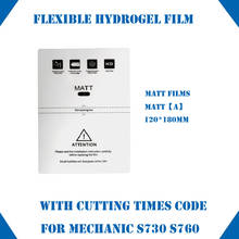 MECHANIC 50pcs Flexible Hydrogel Film For S730 S760 Auto MATT Film Cutting Machine Mobile Phone Screen Front Film With Cut Code 2024 - buy cheap
