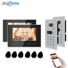 Jeatone WiFi Video Intercom System Kit IP Video Door Phone Unlock Doorbell Camera 7inch 1080p Screen Monitor for Home Security 2024 - buy cheap